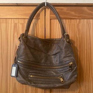 Badgley Mischka Leather Shoulder Bag